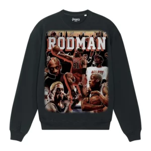 DENNIS RODMAN Self Printed Sweatshirts-Dennis Rodman Sweatshirts